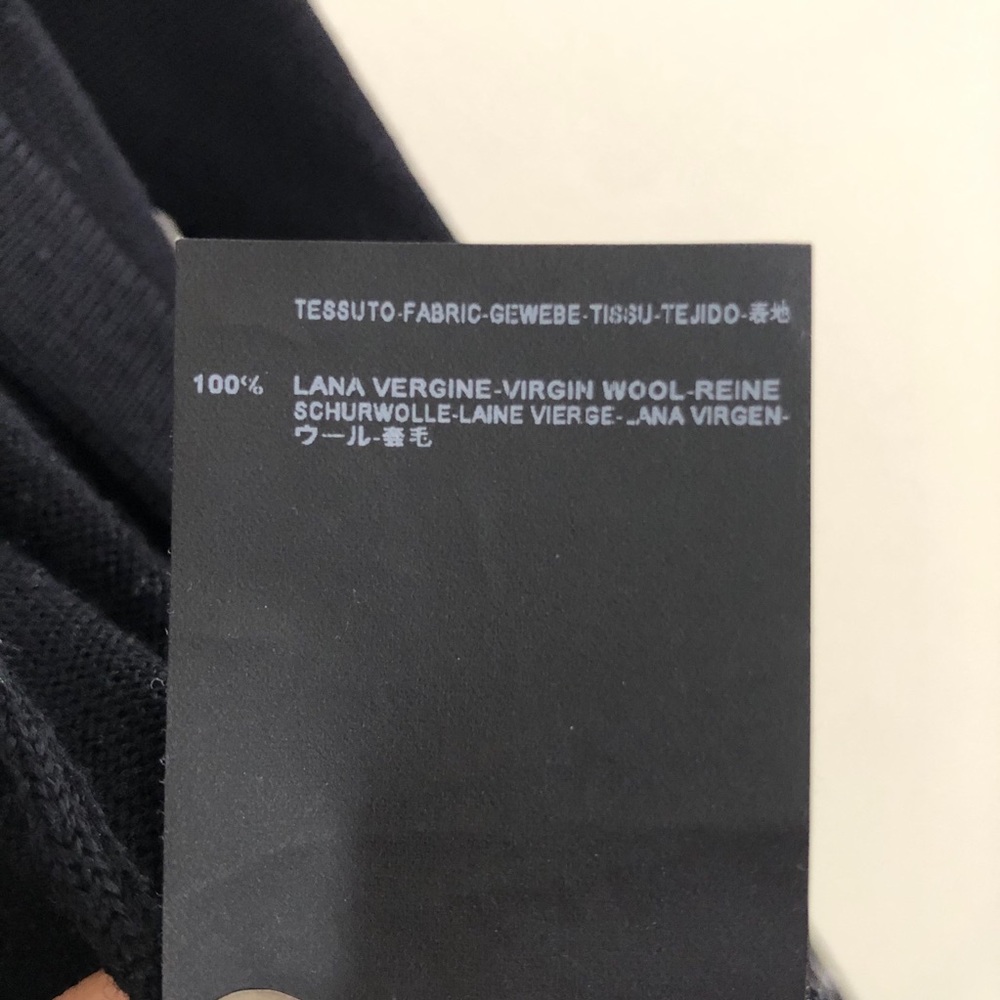 Balenciaga Staple Cardigan 100% Virgin Wool Black - Picture 5 of 5